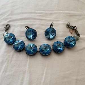 Sabika Bracelet & Matching Earrings